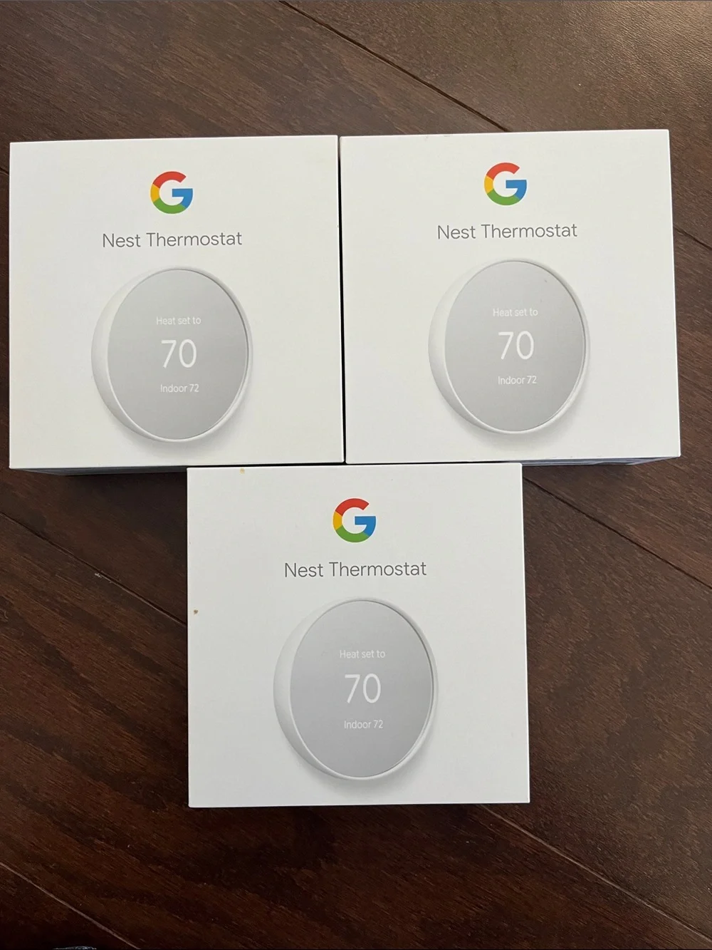 google Nest Thermostats - White (3-Pack)